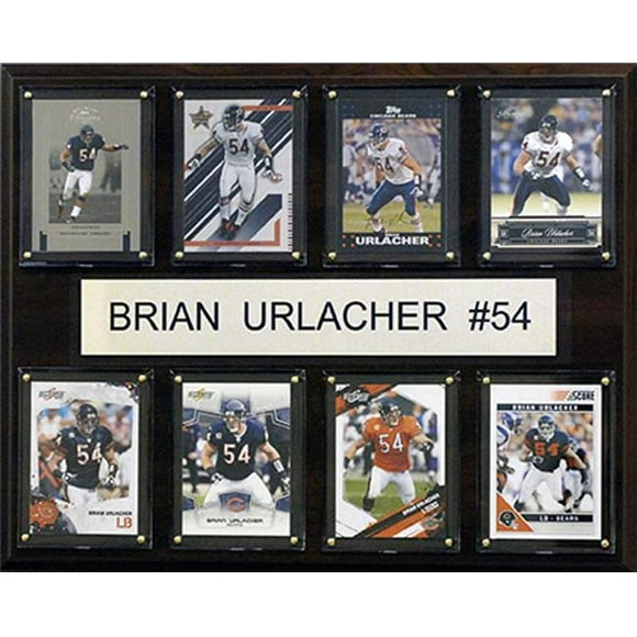 NFL 12 x 15 in. Brian Urlacher Chicago Bears 8 Card Plaque