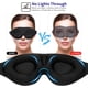 thumbnail image 3 of Antifaz para dormir 3D, antifaz para dormir para mujeres y hombres, cubierta de ojos de lujo que bloquea la luz, sombra de ojos moldeada con correa ajustable para viajes, siesta, meditación,, 3 of 5