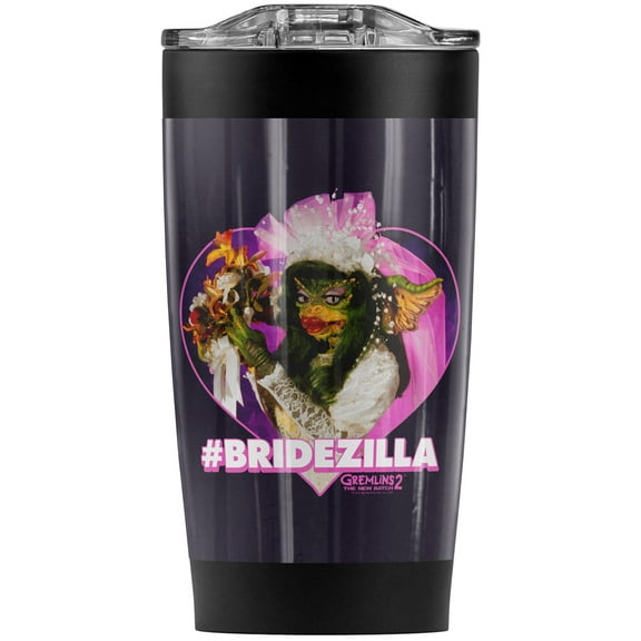 Gremlins Bridezilla Stainless Steel Tumbler 20 oz Coffee Travel Mug/Cup, Vacuum Insulated & Double Wall with Leakproof Sliding Lid | Great for Hot Drinks and Cold Beverages