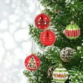 thumbnail image 4 of Christmas Ornaments Set, 20ct Red Green White Shatterproof Christmas Tree Decorations Ball Ornaments Bulk, 2.36 Inch Hanging Ornaments for Xmas Trees Holiday Party Decor, 4 of 9