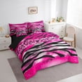thumbnail image 3 of Castle Fairy Abstract Zebra Print Twin Bedding Sets,Leopard Print Bedding Comforter Set, 3 of 8