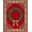 Red, Pattern 2, variant on ODIKA 4'x6' Machine Washable Non-Slip Area Rug, Festive Snowflake Hearth Accent Winter Holiday Entryway Welcome High Traffic Rug, Red, 609860