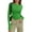144#Green, variant on Women Slim Fit Crop Tops Crewneck Skinny Shirt Long Sleeve Y2K Casual Basic Solid Color Going Out Tight Tee Wine L