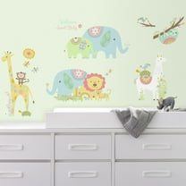 Tribal Baby Animal Peel and Stick Wall Decals