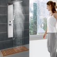thumbnail image 4 of FLROHA Shower Panel System Top Spray Waterfall Hand Shower Back Spray Panel Wall-Mount Stainless Steel Panel For Home Hotel security, 4 of 9