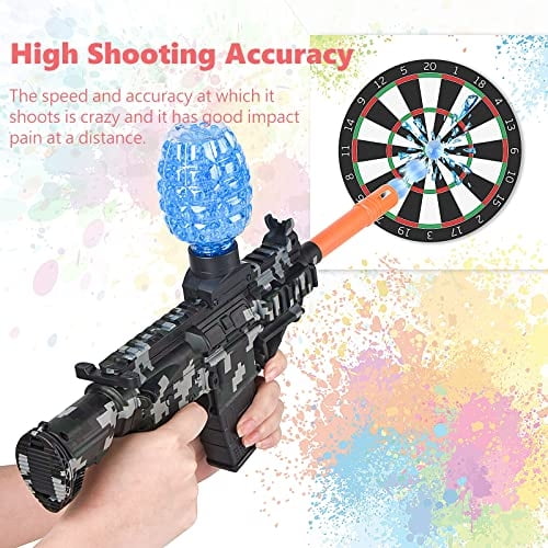 Gel Ball Blaster, VRJEUGO Splatter Ball Toy con 30,000 cuentas de agua ecológicas, juguete VRJEUGO VRJEUGO