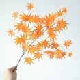 thumbnail image 2 of Nmdmisc Artificial Maple Leaves Branches Fake Fall Leaves Stems Maple Leaves Shrubs Autumn Leaf Bushes Faux Silk Foliage for Home Kitchen Thanksgiving Table Centerpieces Festival Decor (Yellw), 2 of 7