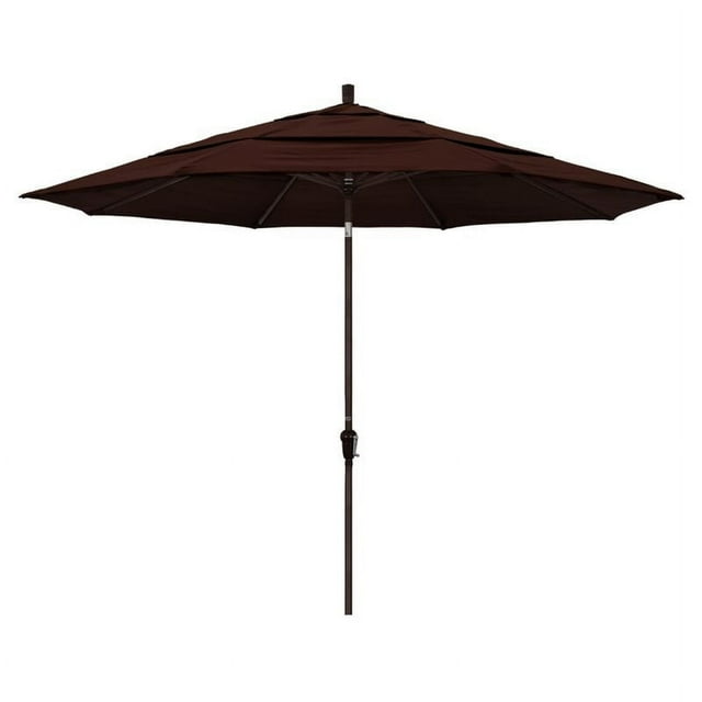 California Umbrella 11' Patio Umbrella in Bay Brown