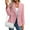 Pink, variant on Women’s Double Breasted Blazer Long Sleeve Notched Lapel Tailored Fit Office Suit Jacket with Button Details Red M