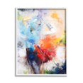thumbnail image 4 of Stupell Industries Dancing Woman Abstract Expressive Painting Lively Rainbow Tones White Framed Art Print Wall Art, 16x20, by Design Fabrikken, 4 of 5