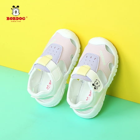 

BOBDOG babdou toddler Baby breathable non-slip soft sandals fashion cartoon lightweight toddler shoes