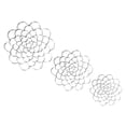 thumbnail image 3 of Porta arreglos florales Porta arreglos florales Ramo Twist Reutilizable Redondo plata 4 5 6 pulgadas, 3 of 9