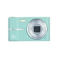 thumbnail image 2 of Herrnalise 2024 - Cámaras digitales 4K de 50 MP para fotografía, cámara digital compacta para niños con zoom de 16x y antivibración, ideal para viajes de adolescentes, color verde claro, unisex., 2 of 8