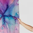 thumbnail image 3 of Fenyluxe Flowers Water Droplets Pretty Shower Curtain Set Chic Modern Bathroom Decor with Hooks, 100% Polyester Fiber, Sustainable, Various Sizes 36x72, 3 of 7