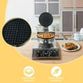 thumbnail image 2 of ChaoLink Máquina comercial para hacer waffles, máquina de 110V y 1200W, superficie antiadherente de acero inoxidable para uso doméstico y en restaurante, 2 of 8