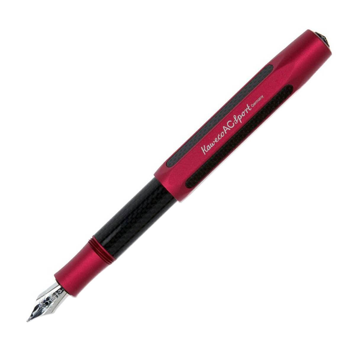Kaweco 10000358 AC Sport Fountain Pen, Red, Medium