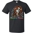 thumbnail image 3 of Inktastic Día De Los Muertos Woman in Sugar Skull Makeup T-Shirt, 3 of 5