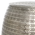 thumbnail image 5 of Safavieh Apoline Modern Metal Round End Table, Silver, 5 of 10