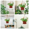 thumbnail image 5 of ifundom Suspended Flowerpot Round Plastic 8 Sets for Indoor Decoration, 5 of 6