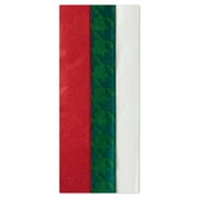 Hallmark Christmas Tissue Paper Trio, 24 ct. (Red/Green Houndstooth/White)