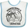 thumbnail image 3 of Inktastic Summer Vacation Mode Pensacola Beach Florida Boys or Girls Baby Bib, 3 of 4
