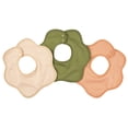 thumbnail image 1 of Tiny Twinkle - Bavoir Rond Kaffle 3 Pa - Beige, Vert, Rose Poudré, 1 of 1