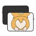 thumbnail image 2 of Pofeuu Prince Corgi Dog Print Laptop Carrying Case,13-15-Inch Laptop and Tablet, Sleek Design, Durable and Water-Repellent Fabric, Business Casual or School-15 inch, 2 of 8