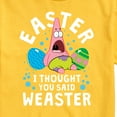 thumbnail image 3 of SpongeBob Squarepants - Easter Weaster Patrick - Men's Short Sleeve Graphic T-Shirt, 3 of 6