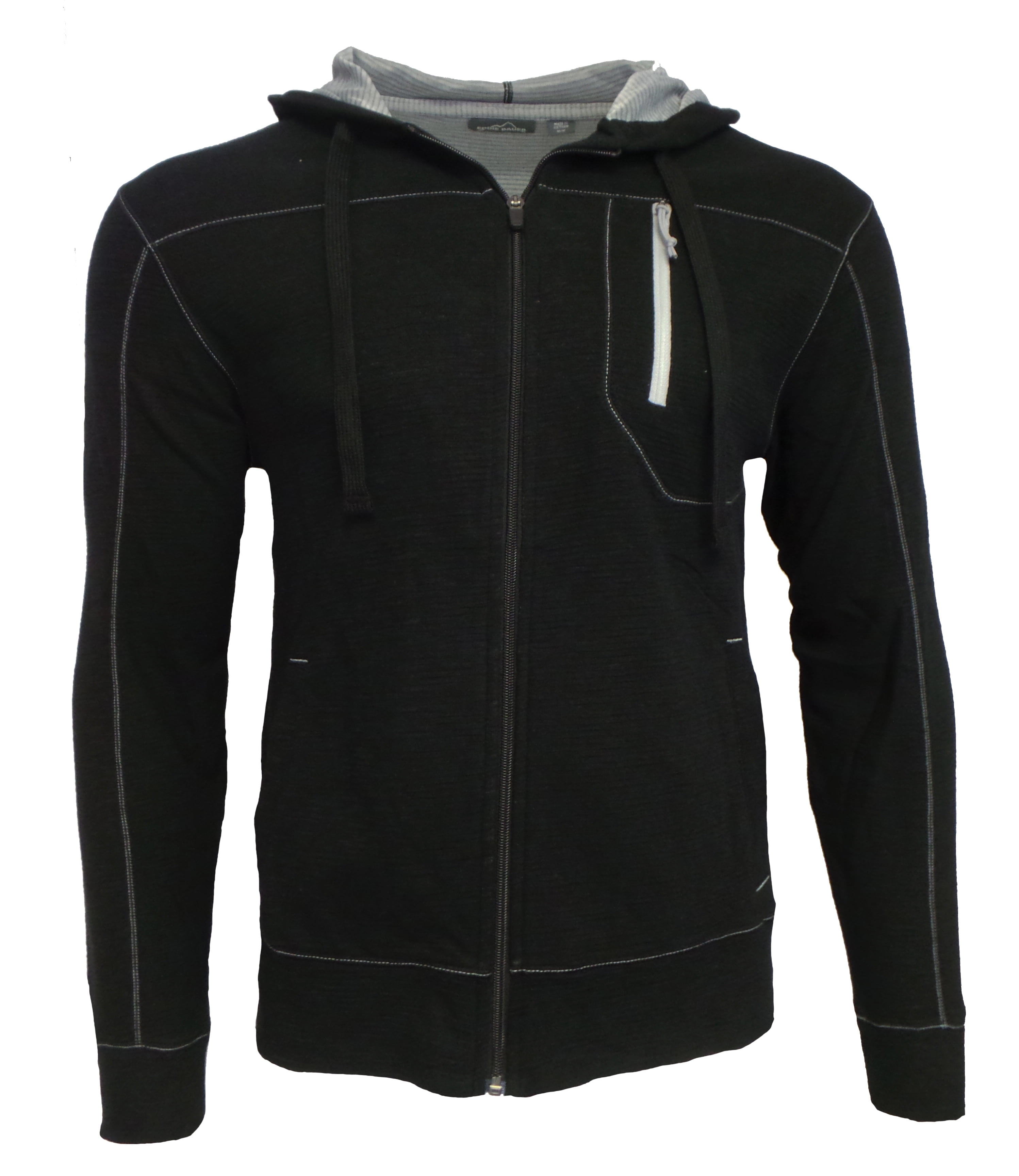 Eddie Bauer Eddie Bauer Men's Hooded Full Zip Jacket (Black/Light
