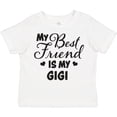 thumbnail image 3 of Inktastic My Best Friend is My Gigi with Hearts Boys or Girls Toddler T-Shirt, 3 of 5