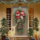 thumbnail image 4 of Christmas Door Cover Decorations with Santa Claus Pattern Holiday Party Decorative for Front Door Indoor Wall Fireplace Mantle Home Festive Xmas Decor, 4 of 6