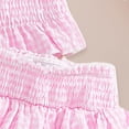 thumbnail image 4 of Toddler Girl Summer Short Outfit Sets Cotton Short Sleeve Tops Tees Shorts Clothing Sets Girls Summer Set 1-5 Years,3-4 Years, 4 of 8