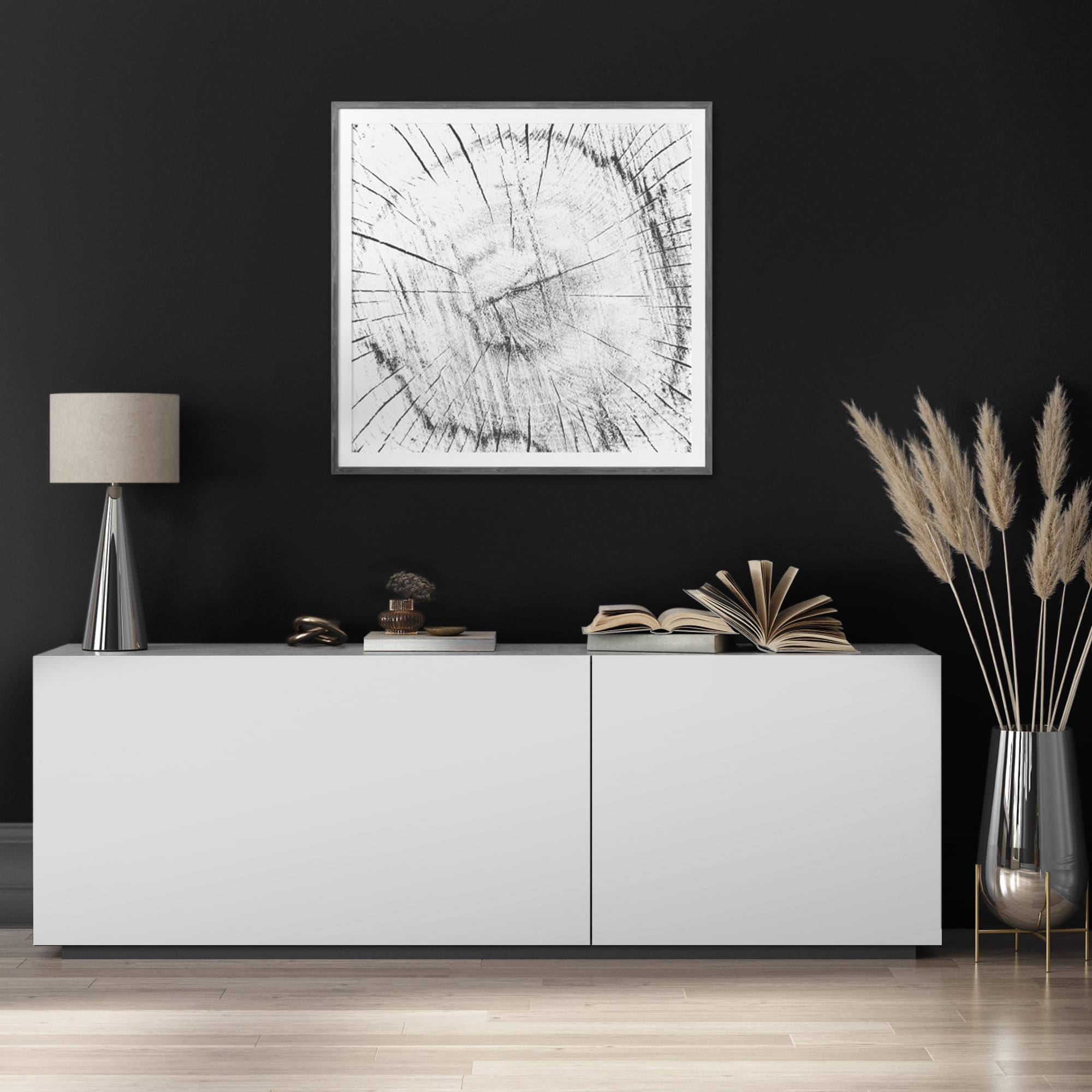 Abyssaly 35.4" x 118" Black Peel and Stick Wallpaper Self-Adhesive Removable Vinyl Wallpaper, Waterproof Contact Paper Black, Black Wallpaper for Walls & Smooth Surfaces