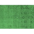 thumbnail image 1 of Ahgly Company Indoor Rectangle Oriental Emerald Green Industrial Area Rugs, 2' x 4', 1 of 4