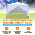 thumbnail image 3 of SereneLife Party Commercial Instant Shelter with 4 Walls-Waterproof Tent with 8 Sandbags, White, 3 of 7