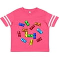 thumbnail image 3 of Inktastic Colorful Dominoes Boys or Girls Toddler T-Shirt, 3 of 5