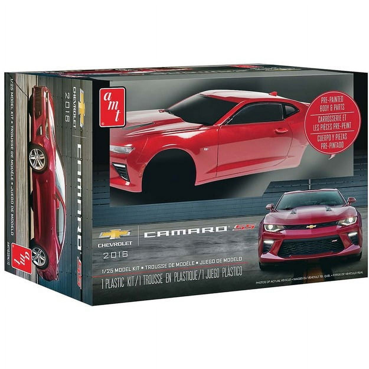 2016 Camaro Prepainted 1/25 Scale Plastic Model Kit AMT