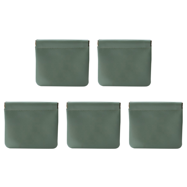 Kuymtek Mini Neceser Maquillaje PU para Almacenamiento (verde Oliva)