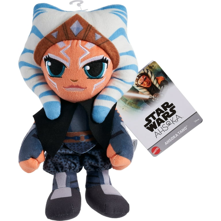 Star Wars Plush Ahsoka Tano Character Figure, 8-inch Soft Doll