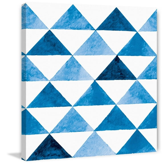 "Geometric Plan" Painting Print on Wrapped Canvas