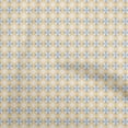 thumbnail image 1 of oneOone Polyester Lycra Yellow Fabric Asian Ikat Sewing Material Print Fabric By The Yard 56 Inch Wide, 1 of 4
