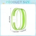 thumbnail image 2 of Figure Display Bag, 3 x 4.3 x 7.3" Oval Dolls Display Bag, Light Green, 2 of 6