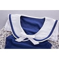 thumbnail image 3 of Baby Girls Sleeveless Navy Sailor Swimsuit And Hat 2-pc (3T), 3 of 5