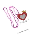 thumbnail image 2 of SEWOART Romantic Valentines Day Heart Jewelry Necklace with Multi Color Plastic Pendant, 2 of 6