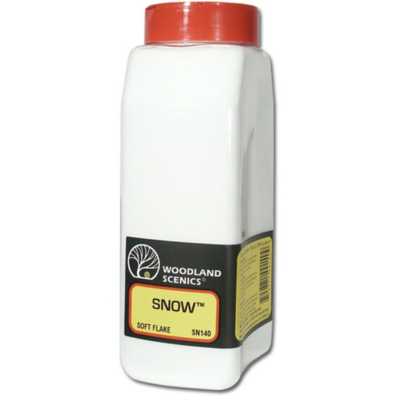 Woodland Scenics Soft Flake Snow Groundcover Canister Shaker