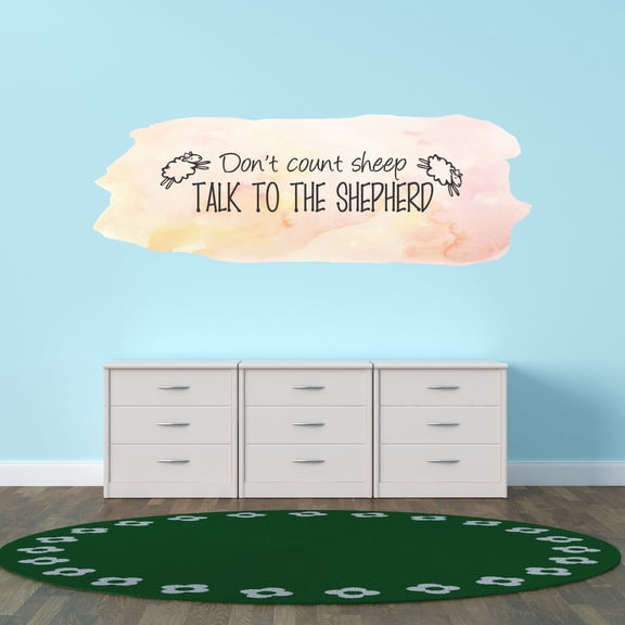 Quotes & Sayings Wall Decals for Students Classroom - Religious Advice Religion DIY & Creativity Boy Girl Bedroom Wall Sticker - Size: 40 In x 12 In