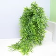 thumbnail image 4 of Boho Chic Artificial Flower Arrangements,Artificial Plants Leaf Rattan Rattan Outdoor Plastic Plants For Wall Indoor Hanging Baskets Wedding Garland Decor 1 Pcs, 4 of 8
