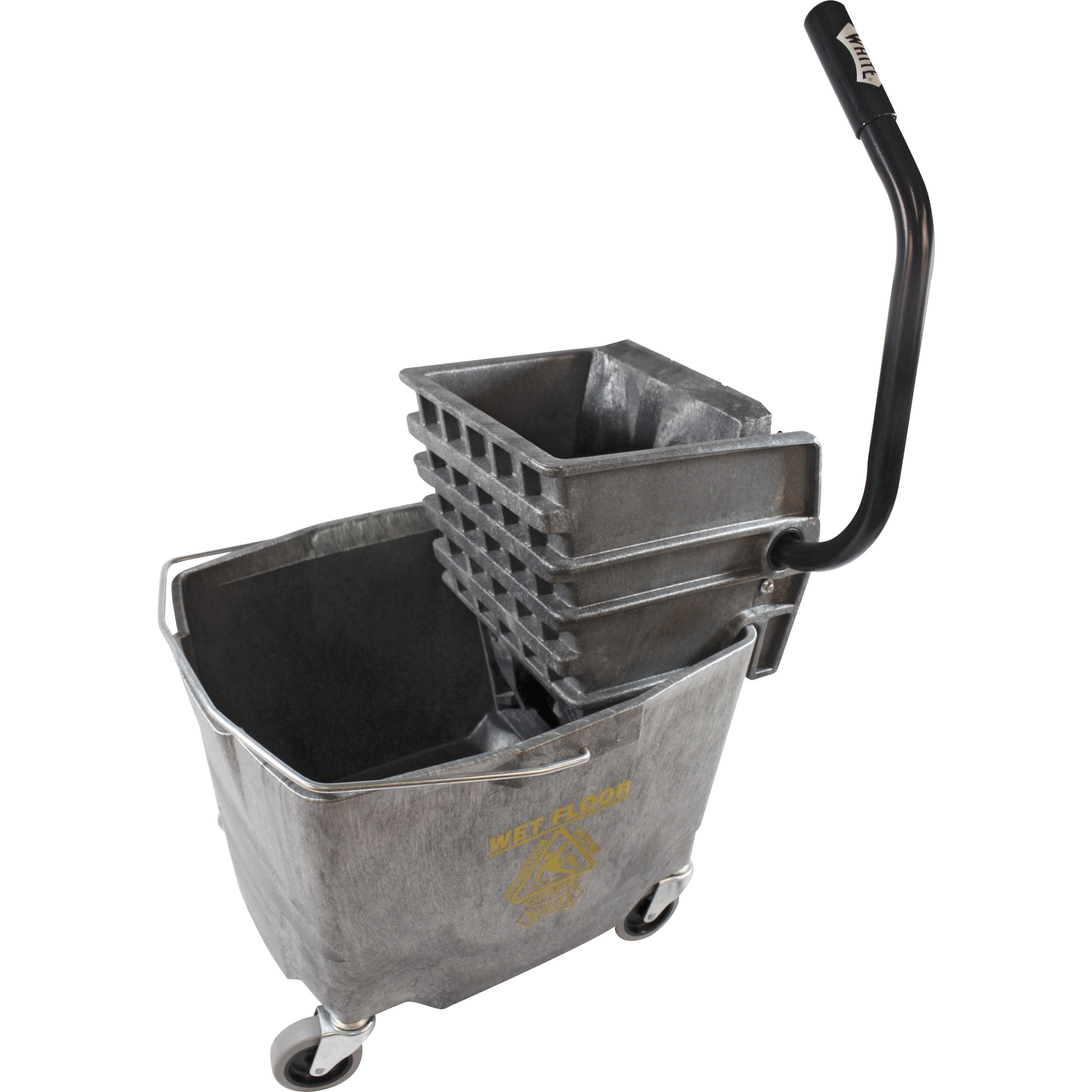 Impact Products 35 QT Side Press Mop Bucket Wringer Combo, Gray