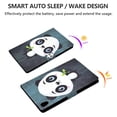thumbnail image 3 of Allytech Folio Case for Lenovo Tab M10 HD 2nd Gen TB-X306X / Smart Tab M10 HD 2nd Gen TB-X306F, Slim Shell Lightweight Shockproof Auto Sleep Wake Protection Multi Angle Viewing Stand, Panda, 3 of 5
