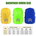 thumbnail image 5 of Reflective Backpack Rainproof Cover 10L-50L Lightweight 35-60g Bag Protective Cover for Outdoor Hiking Waterproof 24H, 5 of 9
